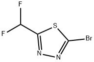 2-溴-5-(二氟甲基)-1,3,4-噻二唑 结构式