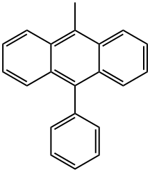 Anthracene, 9-methyl-10-phenyl- 化学構造式