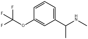 METHYL((1-[3-(TRIFLUOROMETHOXY)PHENYL]ETHYL))AMINE 结构式