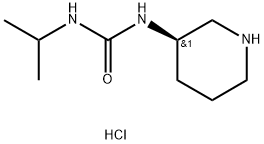 (R)-1-(Piperidin-3-yl)-3-(propan-2-yl)urea hydrochloride Structure