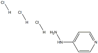 4-ヒドラジニルピリジン 三塩酸塩 化学構造式