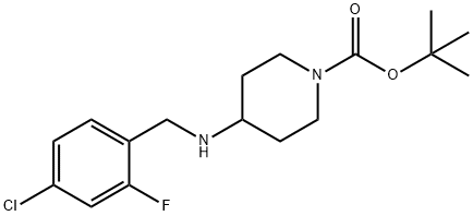 tert-Butyl 4-(4-chloro-2-fluorobenzylamino)piperidine-1-carboxylate