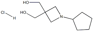 (1-cyclopentylazetidine-3,3-diyl)dimethanol hydrochloride Struktur