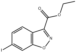 Ethyl 6-iodobenzo[d]isoxazole-3-carboxylate Structure