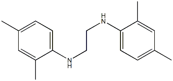 1,2-Ethanediamine, N,N'-bis(2,4-dimethylphenyl)- 化学構造式