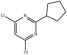 4,6-Dichloro-2-cyclopentyl-pyrimidine Structure