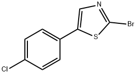 2-bromo-5-(4-chlorophenyl)thiazole Structure