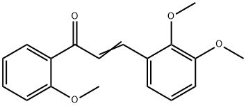 (2E)-3-(2,3-dimethoxyphenyl)-1-(2-methoxyphenyl)prop-2-en-1-one, 1354941-90-4, 结构式