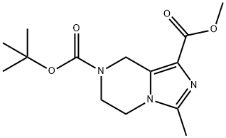 7-tert-butyl 1-methyl 3-methyl-5H,6H,7H,8H-imidazo[1,5-a]pyrazine-1,7-dicarboxylate|7-tert-butyl 1-methyl 3-methyl-5H,6H,7H,8H-imidazo[1,5-a]pyrazine-1,7-dicarboxylate