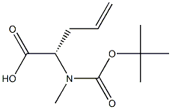 N-Boc-N-甲基-(S)-2-烯丙基甘氨酸,136092-76-7,结构式