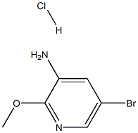 5-Bromo-2-methoxy-3-pyridinamine hydrochloride Structure