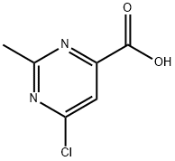 6-chloro-2-methyl-4-Pyrimidinecarboxylic acid Structure