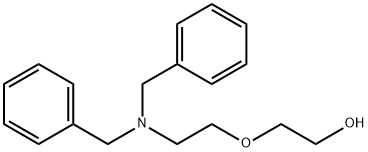 2-(2-(ジベンジルアミノ)エトキシ)エタノール 化学構造式