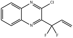 2-氯-3-(1,1-二氟烯丙基)喹喔啉,1365970-41-7,结构式