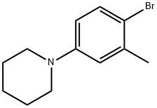 1-(4-Bromo-3-methylphenyl)piperidine Structure