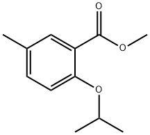 5-甲基-2-(丙-2-基氧基)苯甲酸甲酯 结构式