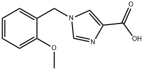 1-(2-Methoxybenzyl)-1H-imidazole-4-carboxylic acid Structure