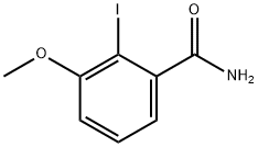 2-Iodo-3-methoxy-benzamide Structure