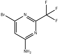 6-BROMO-2-(TRIFLUOROMETHYL)PYRIMIDIN-4-AMINE,1378259-23-4,结构式