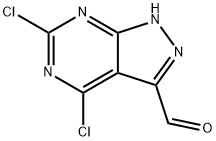 4,6-DICHLORO-1H-PYRAZOLO[3,4-D]PYRIMIDINE-3-CARBALDEHYDE Structure