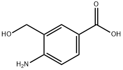 4-Amino-3-(hydroxymethyl)benzoic acid Structure