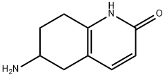 6-Amino-5,6,7,8-Tetrahydroquinolin-2(1H)-One 化学構造式