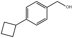 (4-环丁基苯基)甲醇 结构式