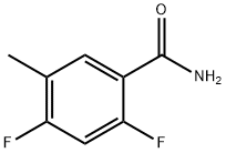 2,4-Difluoro-5-methylbenzamide Structure