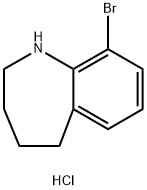 9-bromo-2,3,4,5-tetrahydro-1H-benzo[b]azepine Struktur