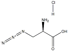 3-Azido-D-alanine HCl Struktur
