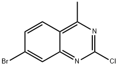 7-bromo-2-chloro-4-methylquinazoline Structure