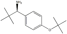 (1R)-1-[4-(TERT-BUTOXY)PHENYL]-2,2-DIMETHYLPROPYLAMINE 结构式