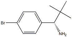 (1S)-1-(4-BROMOPHENYL)-2,2-DIMETHYLPROPYLAMINE,1389349-25-0,结构式