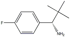 (1S)-1-(4-FLUOROPHENYL)-2,2-DIMETHYLPROPAN-1-AMINE,1389862-91-2,结构式