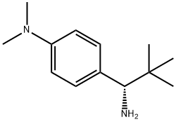 [4-((1S)-1-AMINO-2,2-DIMETHYLPROPYL)PHENYL]DIMETHYLAMINE Structure