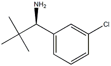 (1R)-1-(3-CHLOROPHENYL)-2,2-DIMETHYLPROPAN-1-AMINE Structure