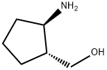 Cyclopentanemethanol, 2-amino-, (1R,2R)- Structure