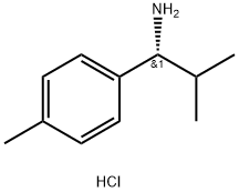 (1R)-2-METHYL-1-(4-METHYLPHENYL)PROPYLAMINE HYDROCHLORIDE Struktur