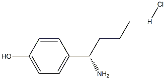 (S)-4-(1-AMINOBUTYL)PHENOL HYDROCHLORIDE Structure