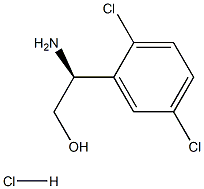 (2S)-2-AMINO-2-(2,5-DICHLOROPHENYL)ETHAN-1-OL HYDROCHLORIDE Struktur