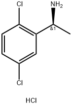 (1S)-1-(2,5-DICHLOROPHENYL)ETHANAMINE HYDROCHLORIDE 化学構造式