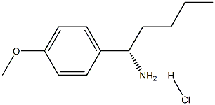 (1S)-1-(4-METHOXYPHENYL)PENTYLAMINE HYDROCHLORIDE 化学構造式