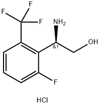 (2R)-2-AMINO-2-[6-FLUORO-2-(TRIFLUOROMETHYL)PHENYL]ETHAN-1-OL HYDROCHLORIDE|1391545-22-4
