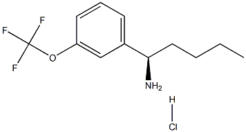 (1R)-1-[3-(TRIFLUOROMETHOXY)PHENYL]PENTYLAMINE HYDROCHLORIDE Structure