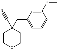 4-[(3-Methoxyphenyl)methyl]oxane-4-carbonitrile|1393330-44-3