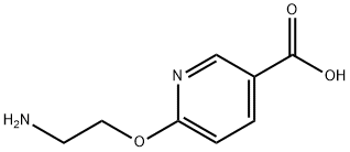 6-(2-aminoethoxy)nicotinic acid Struktur