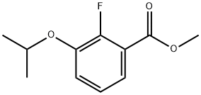 2-氟-3-(1-甲基乙氧基)-苯甲酸甲酯, 1394964-61-4, 结构式