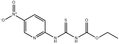 N-[[(5-硝基-2-吡啶基)氨基]硫代甲基]氨基甲酸乙酯,1395493-33-0,结构式