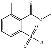 methyl 2-(chlorosulfonyl)-6-methylbenzoate Structure
