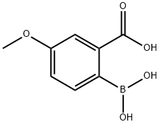 2-BORONO-5-METHOXYBENZOIC ACID 化学構造式